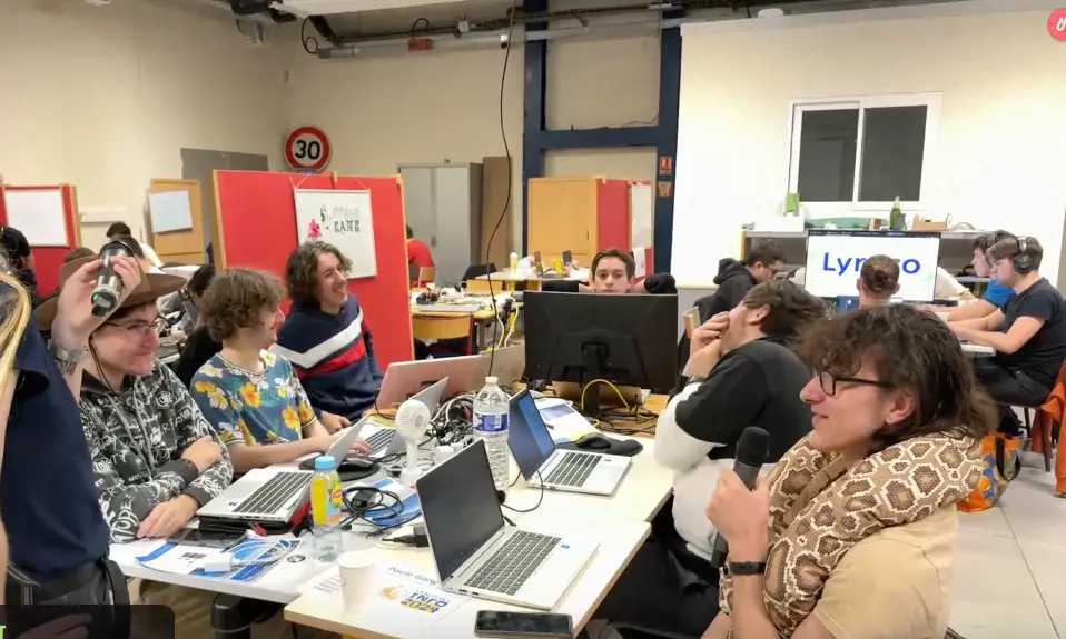 interview de notre groupe pour le live twitch